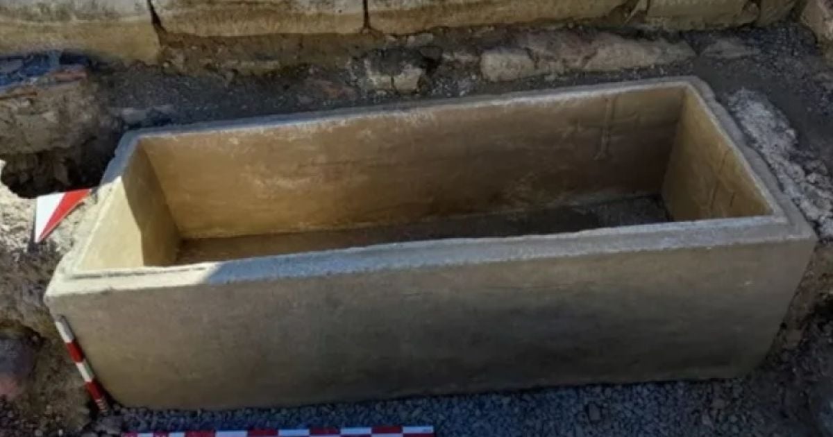 Саркофаг римського гладіатора, який використовувався для християнських поховань