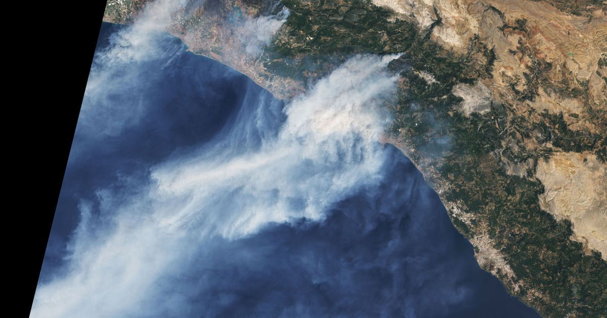 туреччина пожежі / © www.nasa.gov