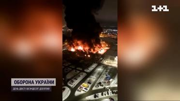 Під Москвою горить гігантський торговий комплекс "Мега Хімки"