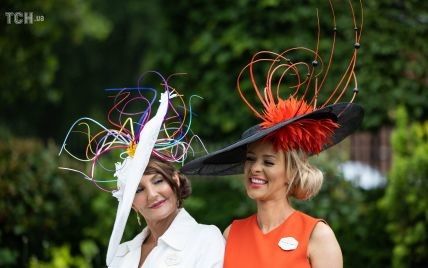 Женский день на Royal Ascot: гнездо чайки, пагода, розовый штопор и другие невероятные шляпы