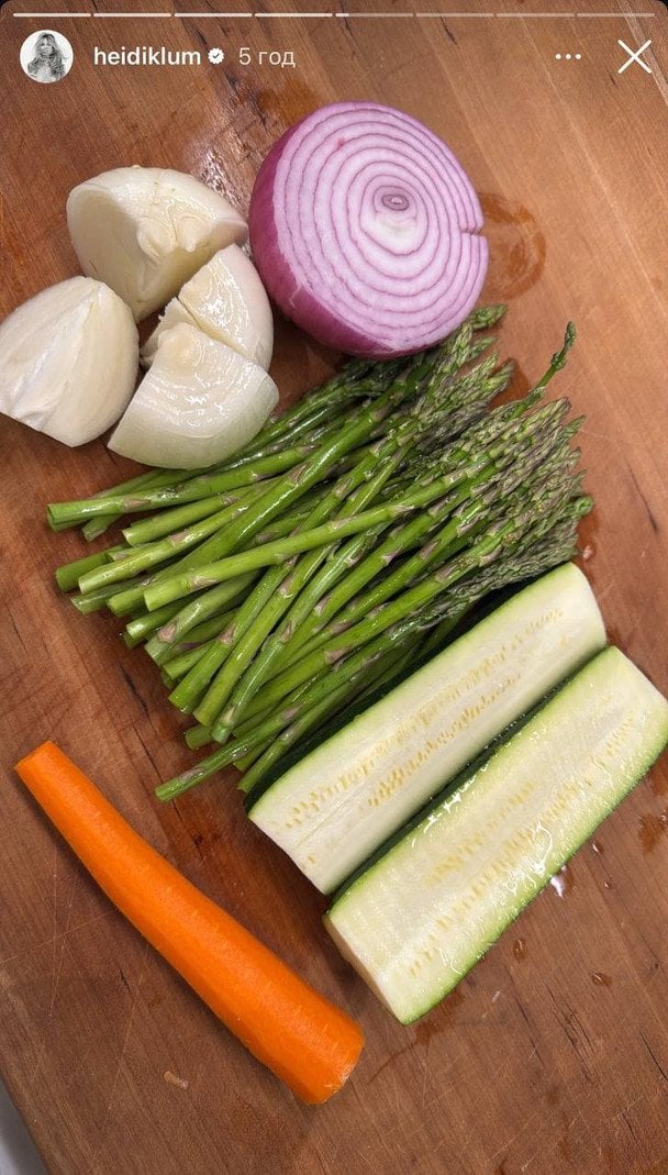 Суп-пюре від Гайді Клум / © Instagram Гайді Клум