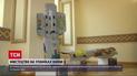 Рештки ракет як полотно: у Києві відкрилась виставка на уламках смертоносного заліза