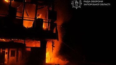 Атака на Запоріжжя_3 / © Очільник Запорізької ОВА Іван Федоров