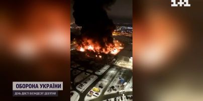 Под Москвой горит гигантский торговый комплекс "Мега Химки"