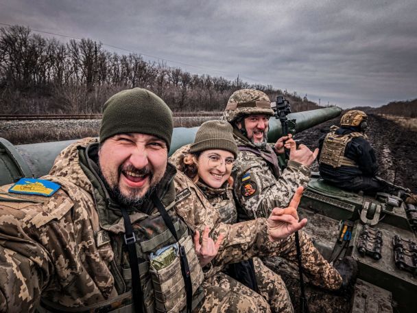 Олексій Бобовніков разом з дружиною Анастасією 
