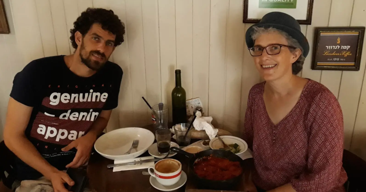 Хаим Кацман с матерью/Фото: NYT