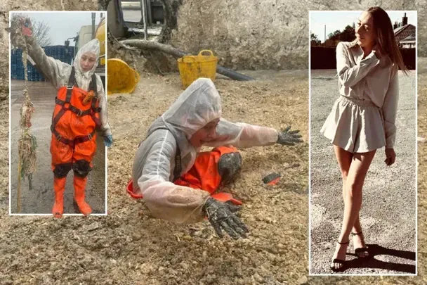 Жінка покинула свою «дівчачу» офісну роботу, щоб подвоїти свій дохід інженером з каналізації. / © The Sun