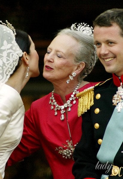 Кронпринцеса Мері, королева Маргрете II і кронпринц Фредерік / © Associated Press
