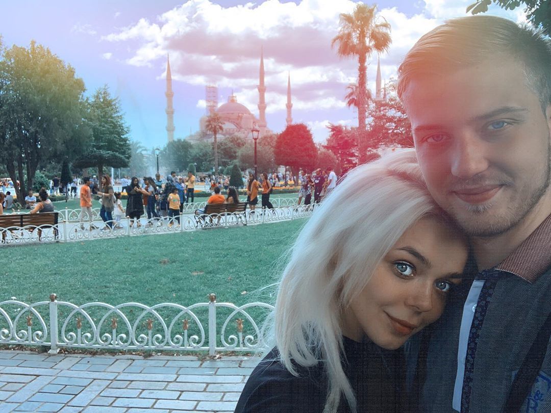 Алина Гросу с первым мужем / © instagram.com/alina_grosu