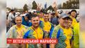 Важкопоранені ветерани війни подолали Марафон морської піхоти США у Вашингтоні