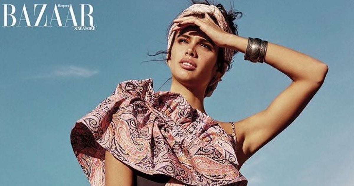 Сара Сампайо в фотосете Harper's Bazaar Singapo
