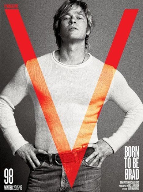 Брэд Питт в фотосессии для V Magazine / © 
