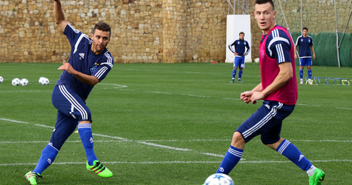 Тренировка "Динамо" в Испании