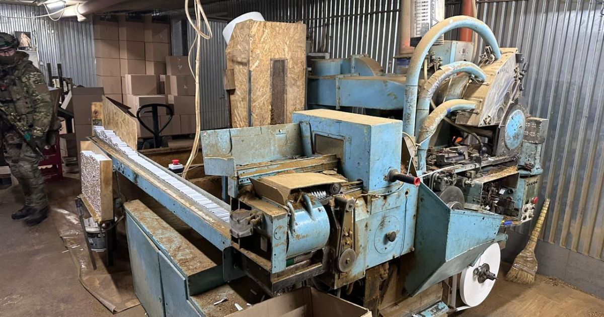 підпільна тютюнова фабрика_4 / © Держприкордонслужба України