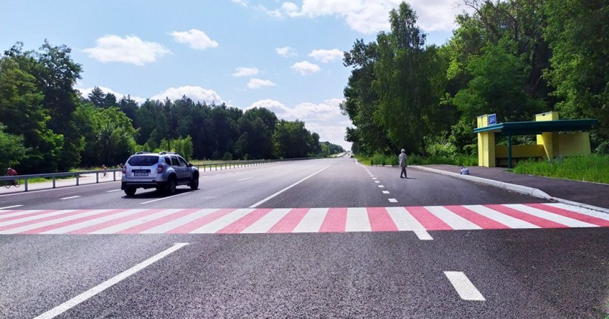 Міжнародне шосе Чернігів–Гомель показали на відео після ремонту