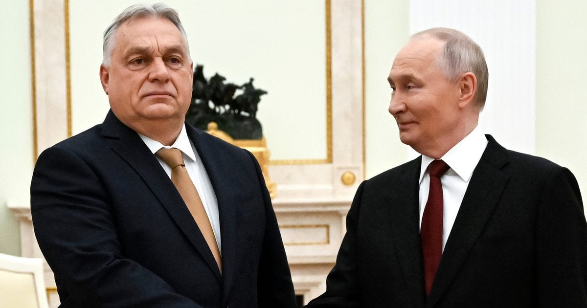 Віктор Орбан та Володимир Путін під час зустрічі 28 листопада