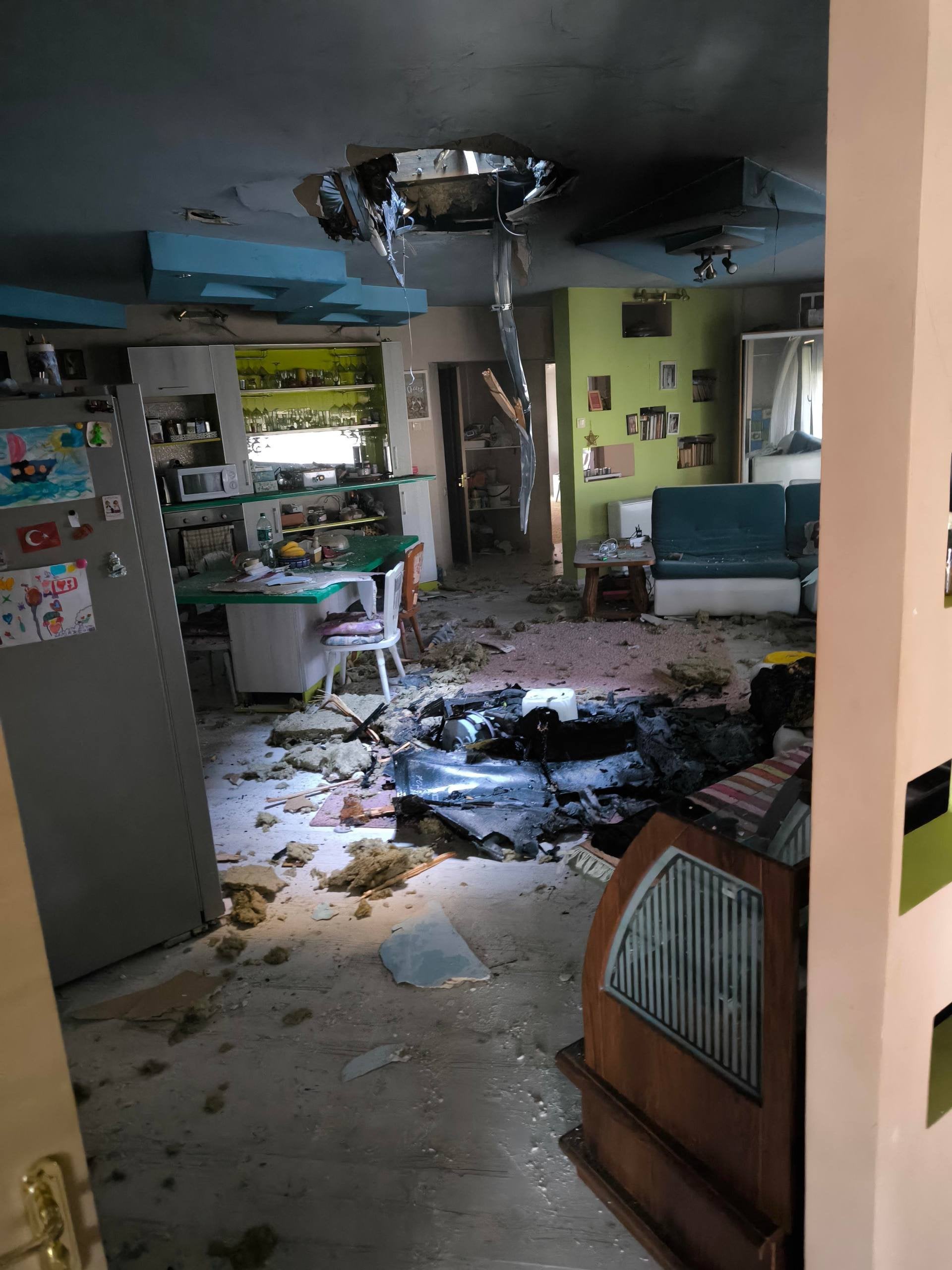 Ceiling of house ripped through: Russia hits major regional city ...