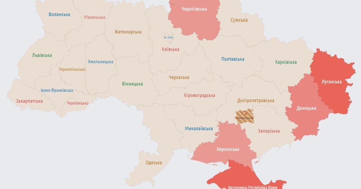 В Україні знову оголошена повітряна тривога
