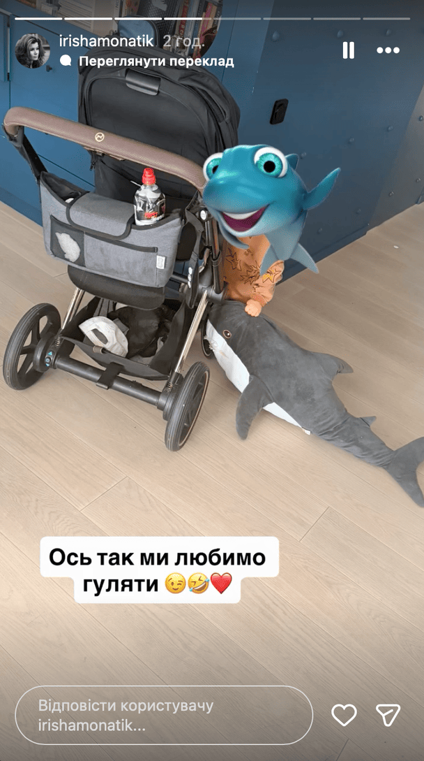 Ірина Монатік з сином