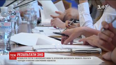 В електронних кабінетах абітурієнтів з'явилися перші результати тестів ЗНО