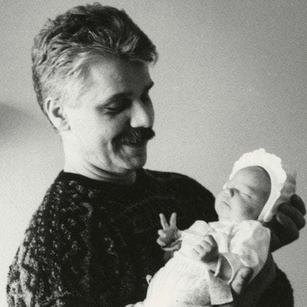 Павел Зибров с дочерью / © instagram.com/pavlo_zibrov