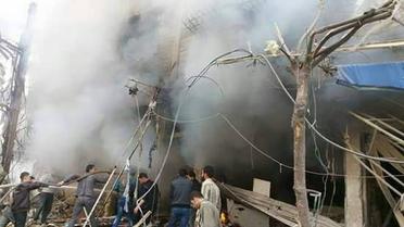 Наслідки авіаударів по місту Дума Сирія_11 / © Facebook.com/Radio Free Syria