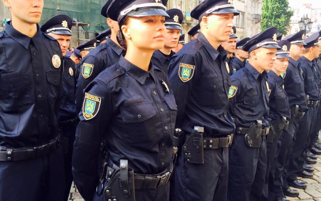 Львовская новая полиция приняла присягу / © Facebook/Патрульна поліція України