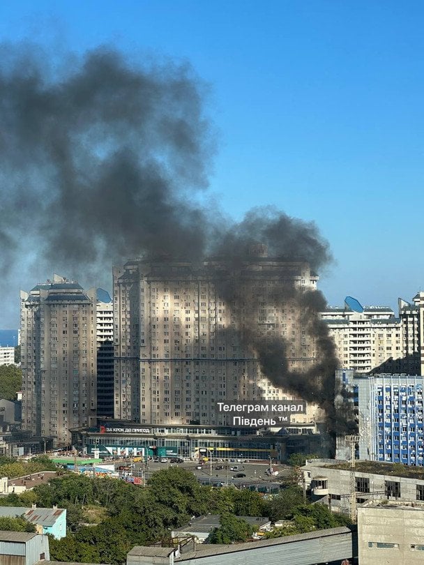 Атака рф на Одесу 18 вересня / © соцмережі