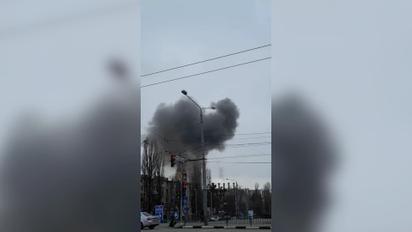 Появились кадры первых минут удара по Харькову