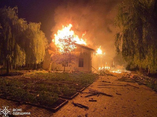 Вночі Росія атакувала Одеську область / © ГУ ДСНС в Одеській області