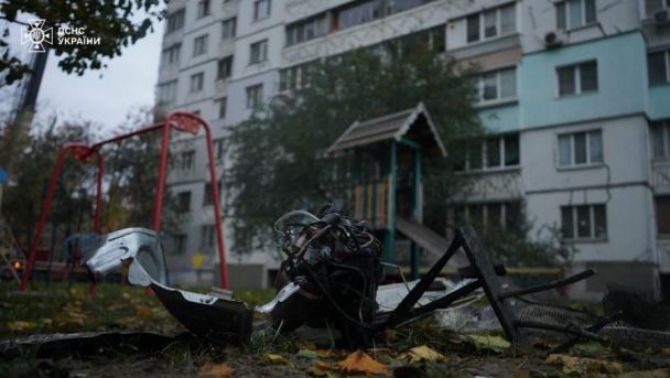 Армия РФ атаковала Киев 2 ноября. / © ГУ ГСЧС в Киеве