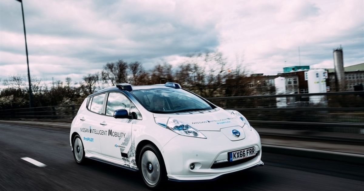 Nissan на дорогах Европы проводит тесты автомобилей с автопилотом