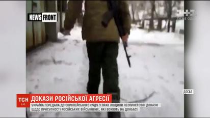 Украина передала в ЕСПЧ доказательства, что Россия руководит войной на Донбассе