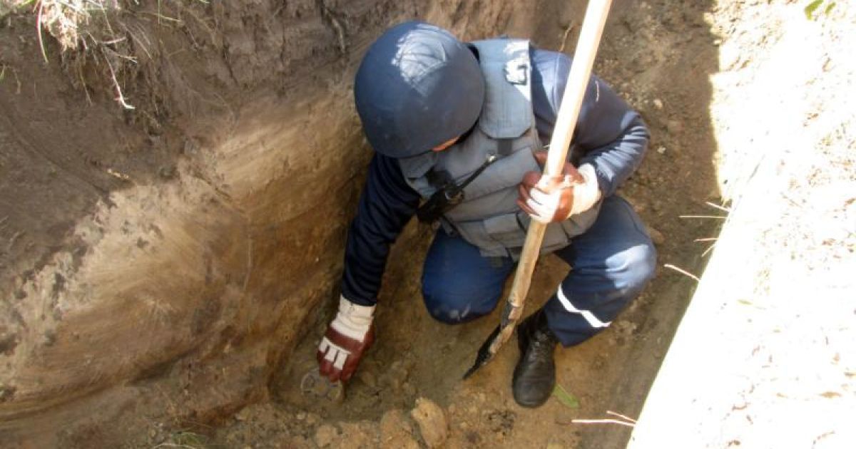 боєприпаси збирають у Калинівці та селах_8 / © ДСНС