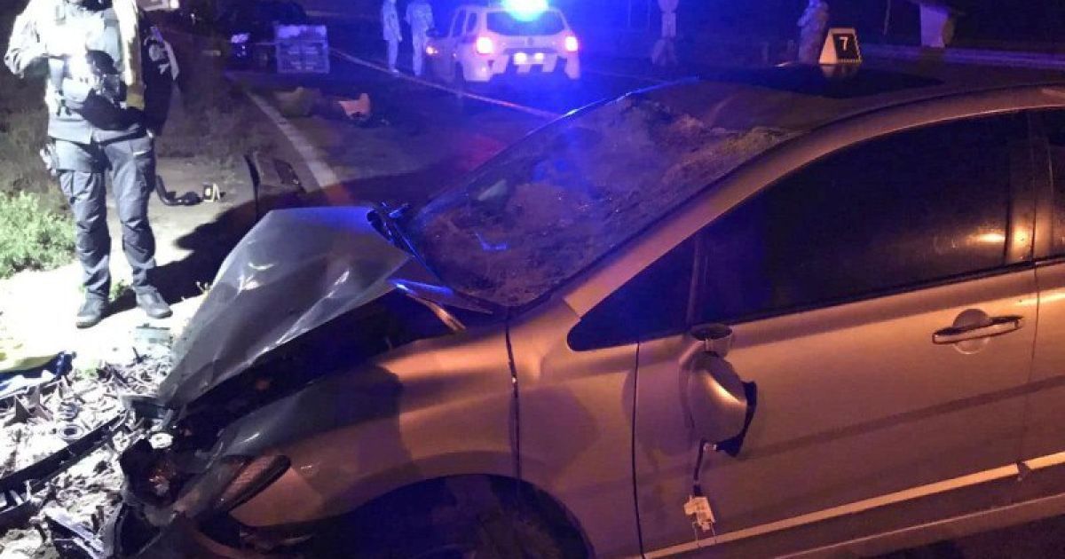 Аварія на блокпосту під Києвом