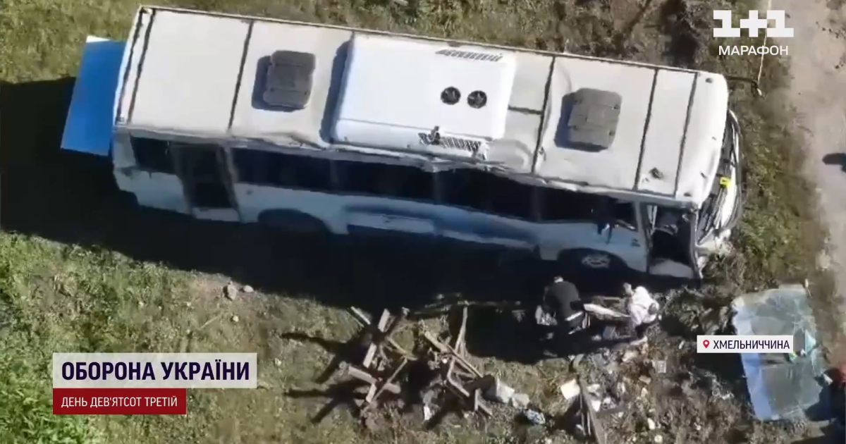 В Хмельницкой области в ДТП попал автобус с детьми