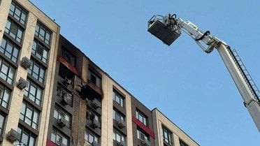 Атка на Київ 2 червня_2 / © Управління ДСНС Києва