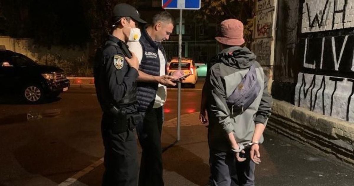 Стало известно, кем оказались парни, которых поймал Кличко за рисованием граффити