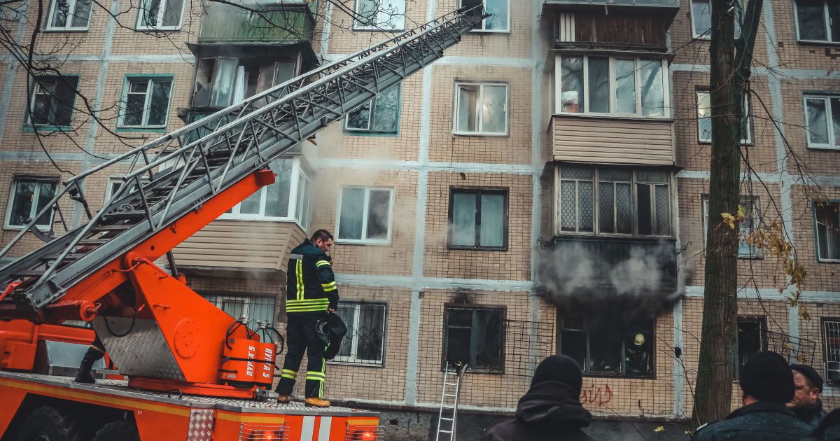 пожежа на Відрадному 5 грудня_5 / © Управление ГСЧС Киева