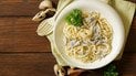 Сливочная паста с курицей и шампиньонами