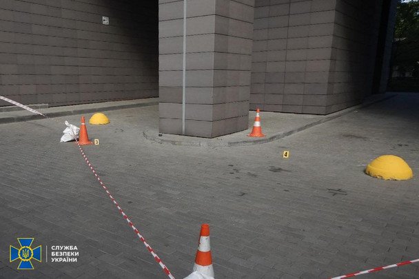 У СБУ показали місце нападу на волонтера