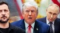 Володимир Зеленський, Дональд Трамп та Путін