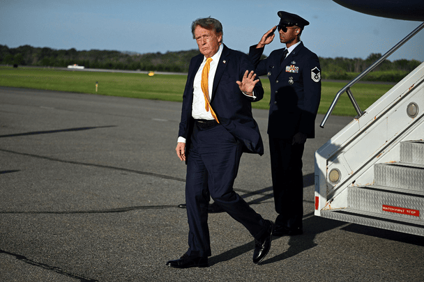 Дональд Трамп з новим кольором волосся / © Getty Images