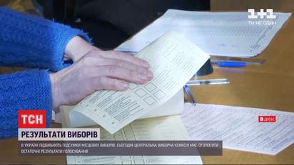 ЦВК має оголосити остаточні результати місцевих виборів