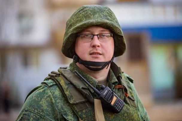 Пропагандист РФ Антон Микужис, погибший в Луганской области / © Telegram / Денис Казанский