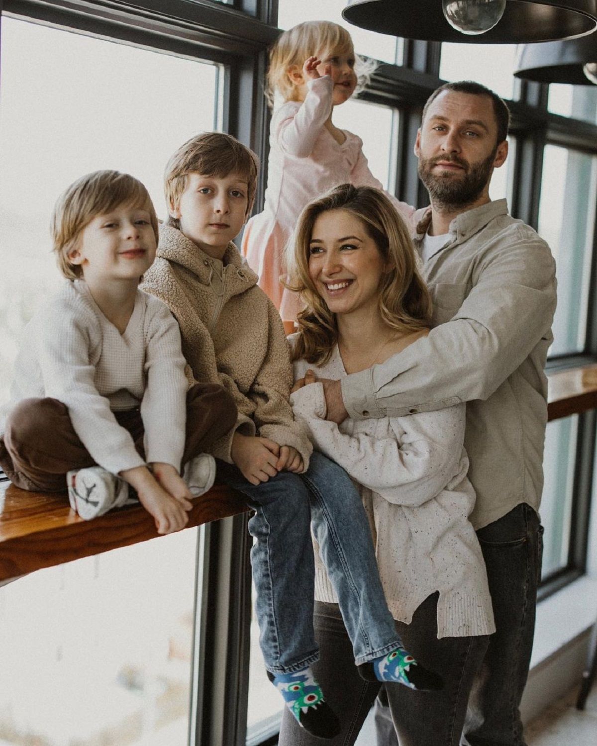 Стася Ровинская с семьей / © instagram.com/sia_rovinska