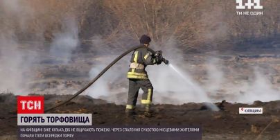Новости Украины: в Киевской области горят торфяники
