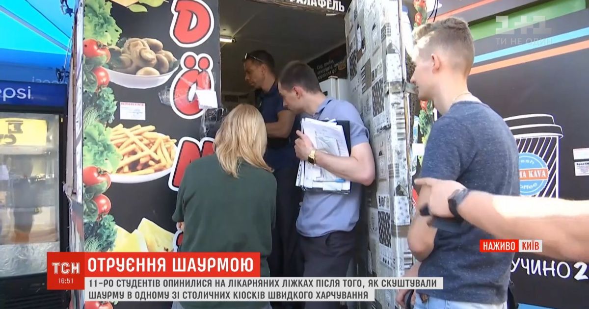 У києві щонайменше 11 студентів отруїлися шаурмою
