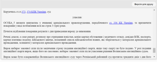 Вирок суду
