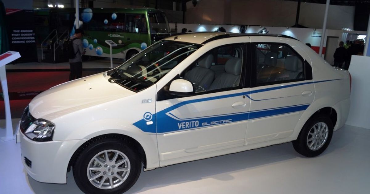 Индусы представили электрический седана Mahindra Verito